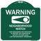 Signmission Warning Our Neighbors Are Watching Heavy-Gauge Aluminum Architectural Sign, 18" H, GW-1818-9867 A-DES-GW-1818-9867 - alternate 1